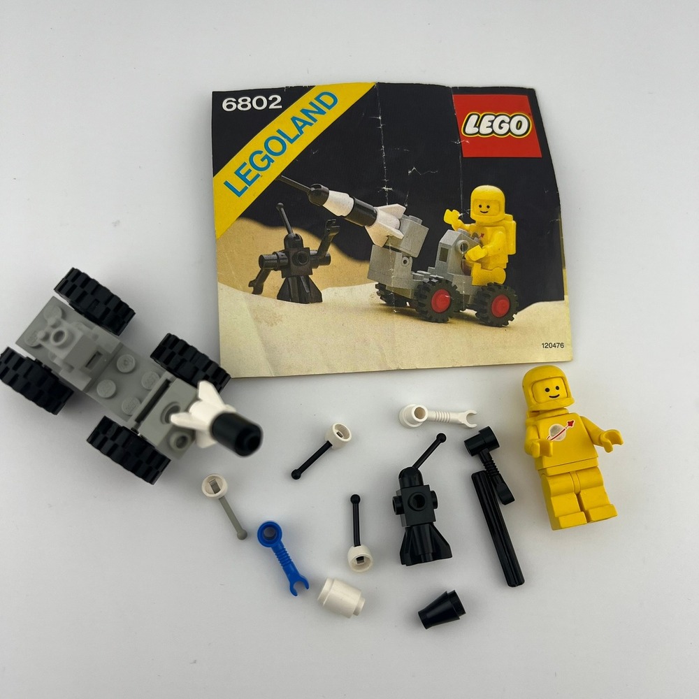 Vintage LEGO 6802 Space Probe Classic Space Incomplete Set 1986